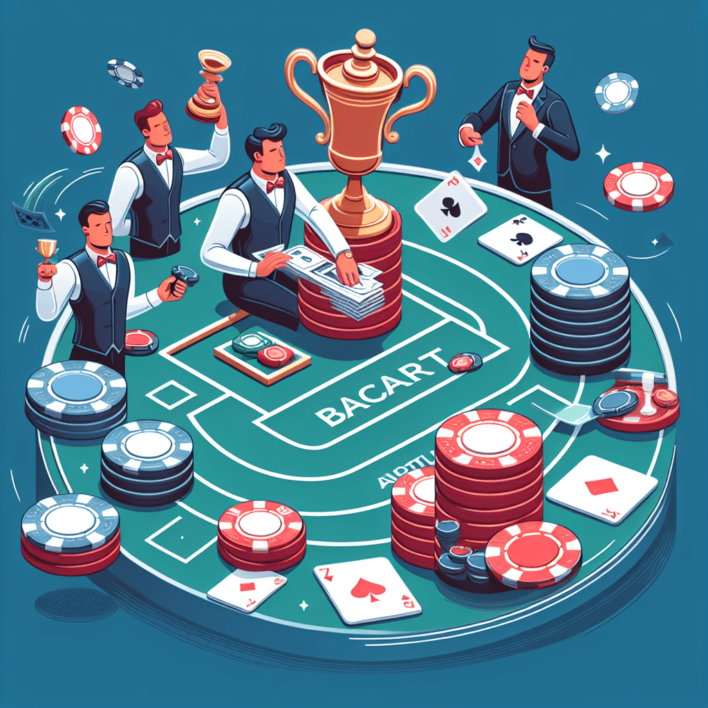 百家樂必勝公式圖解, professional blog illustration, high quality, suitable for blog post, no text or watermarks