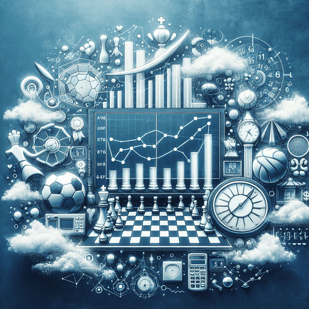體育投注技巧, modern digital art style, high quality, suitable for blog post, no text or watermarks