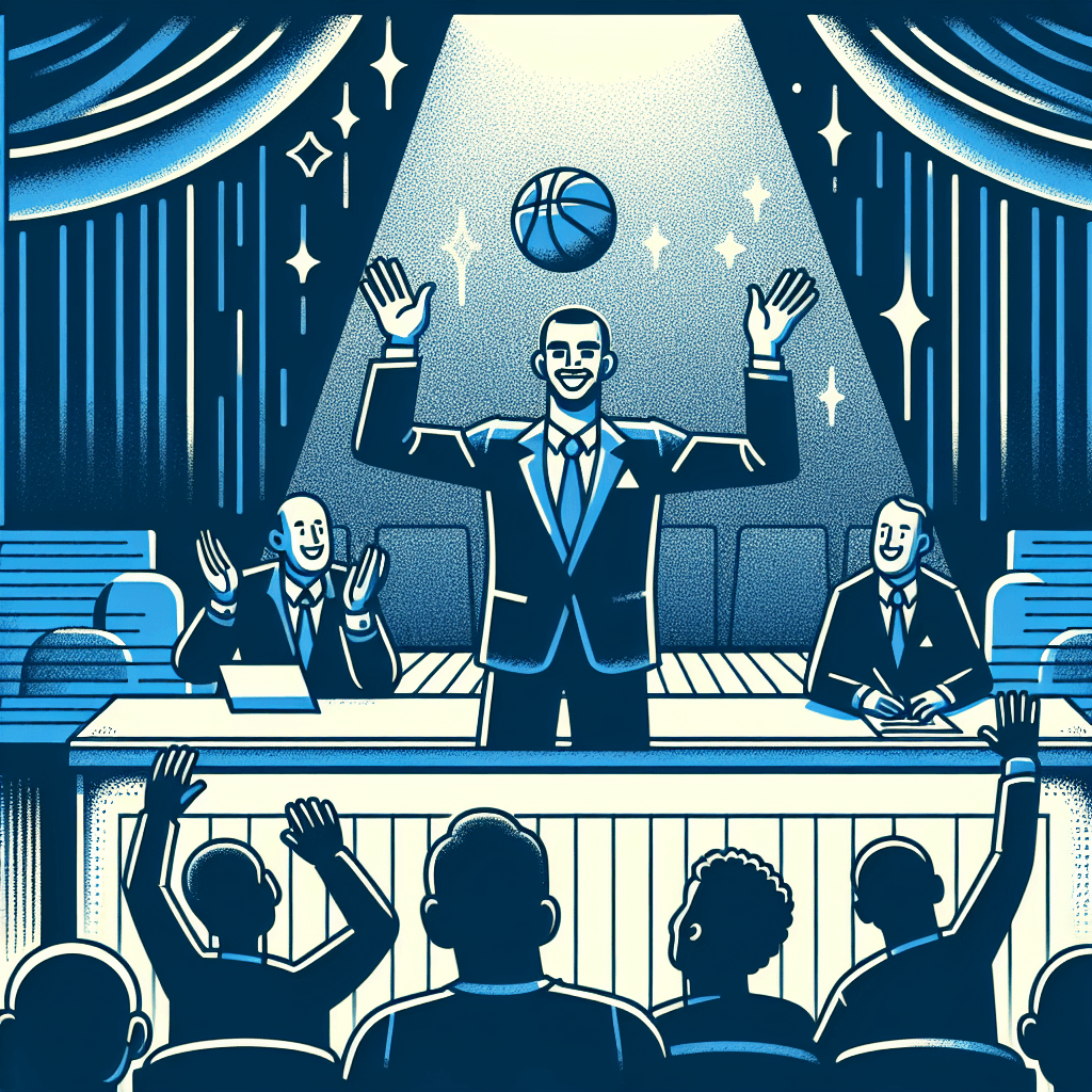 NBA選秀狀元佛萊格獨行俠選中 詹姆斯曾讚全能型球員, professional blog illustration, high quality, suitable for blog post, no text or watermarks
