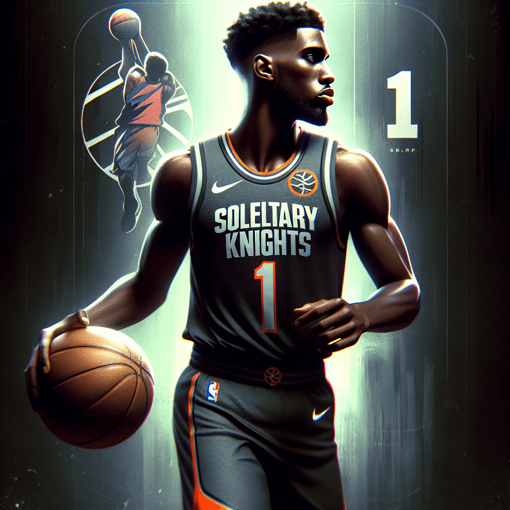 NBA選秀狀元佛萊格獨行俠選中 詹姆斯曾讚全能型球員, modern digital art style, high quality, suitable for blog post, no text or watermarks