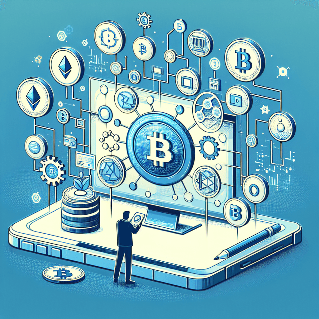 數位資產投資聖經 比特幣、區塊鏈、nft及其他數位資產的實用易懂指南, modern digital art style, high quality, suitable for blog post, no text or watermarks