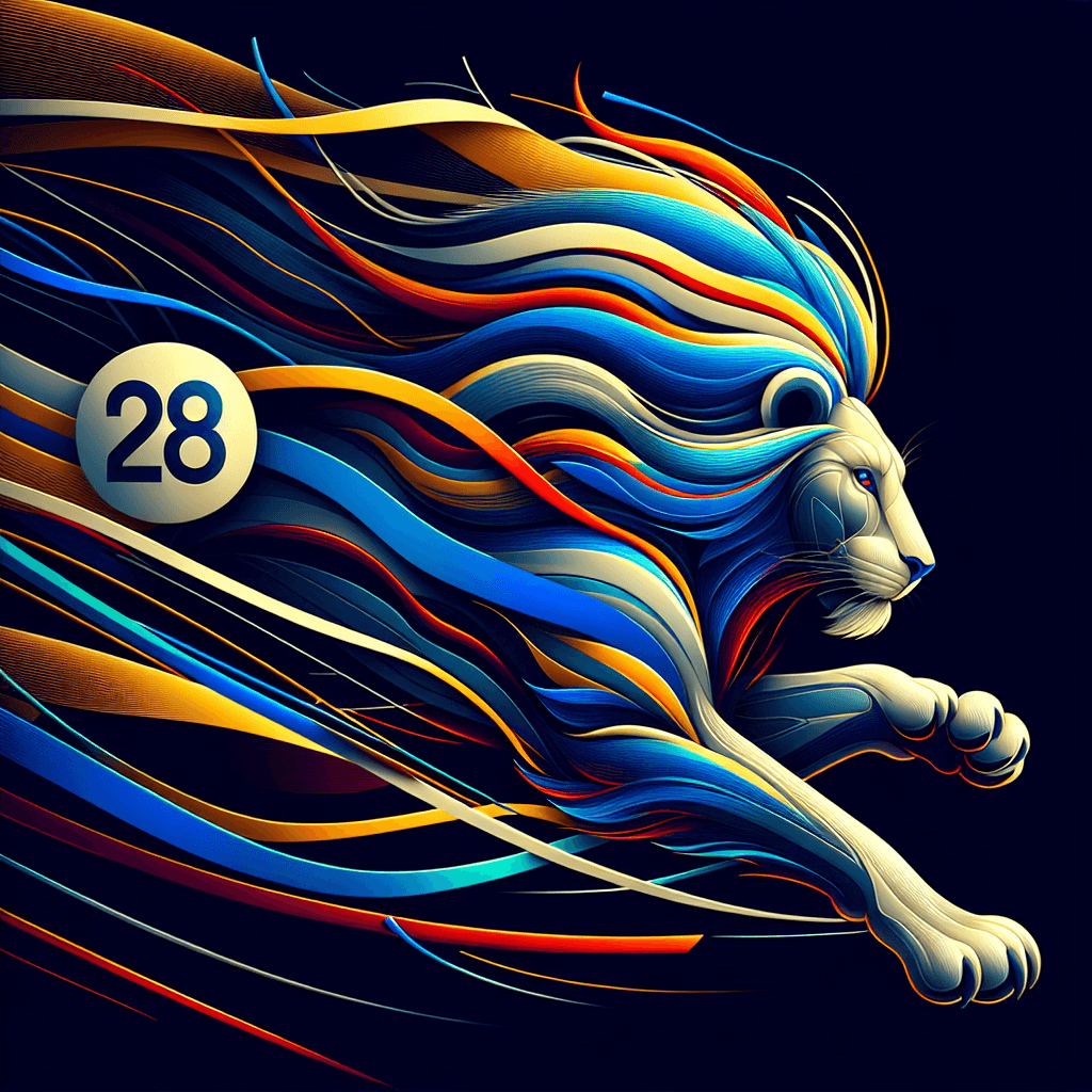 獅隊M4連敗後最快28日封王, modern digital art style, high quality, suitable for blog post, no text or watermarks