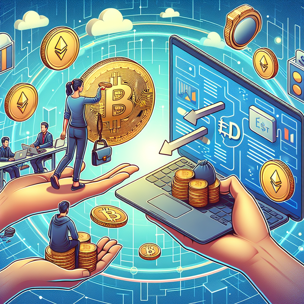 比特幣兌換usdt, professional blog illustration, high quality, suitable for blog post, no text or watermarks