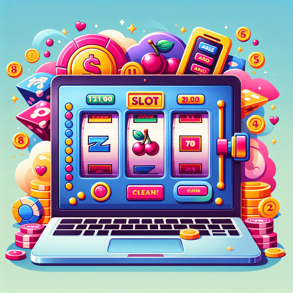 老虎機online, professional blog illustration, high quality, suitable for blog post, no text or watermarks