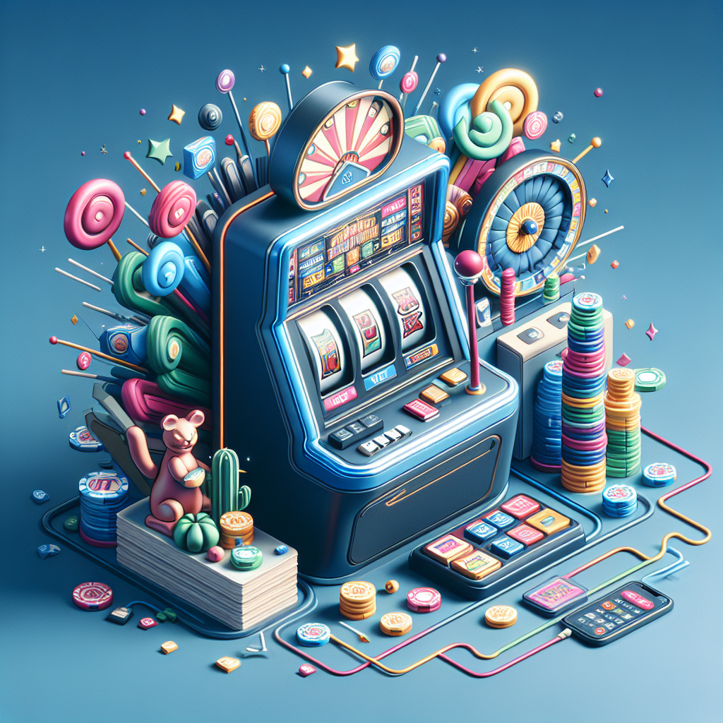 老虎機試玩, modern digital art style, high quality, suitable for blog post, no text or watermarks