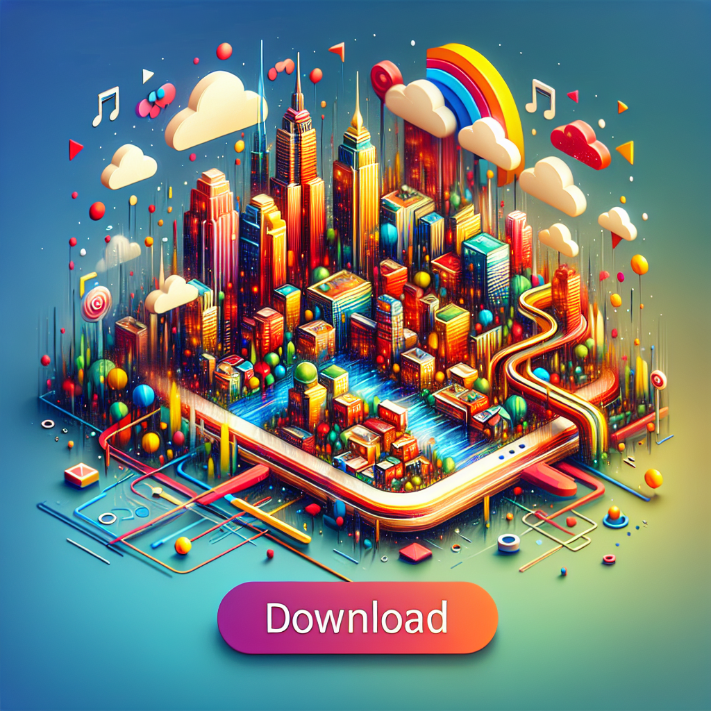娛樂城APP下載, modern digital art style, high quality, suitable for blog post, no text or watermarks