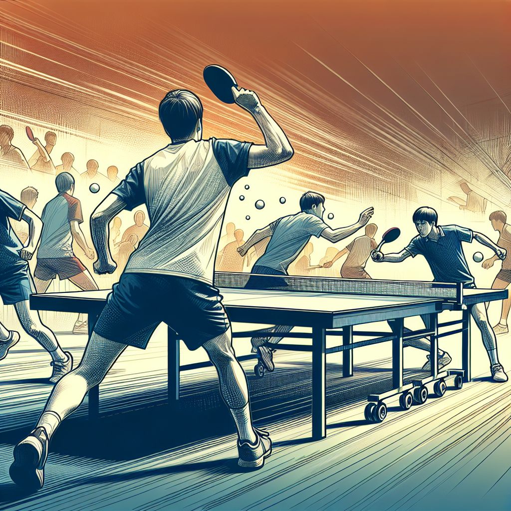 桌球賽事投注, modern digital art style, high quality, suitable for blog post, no text or watermarks