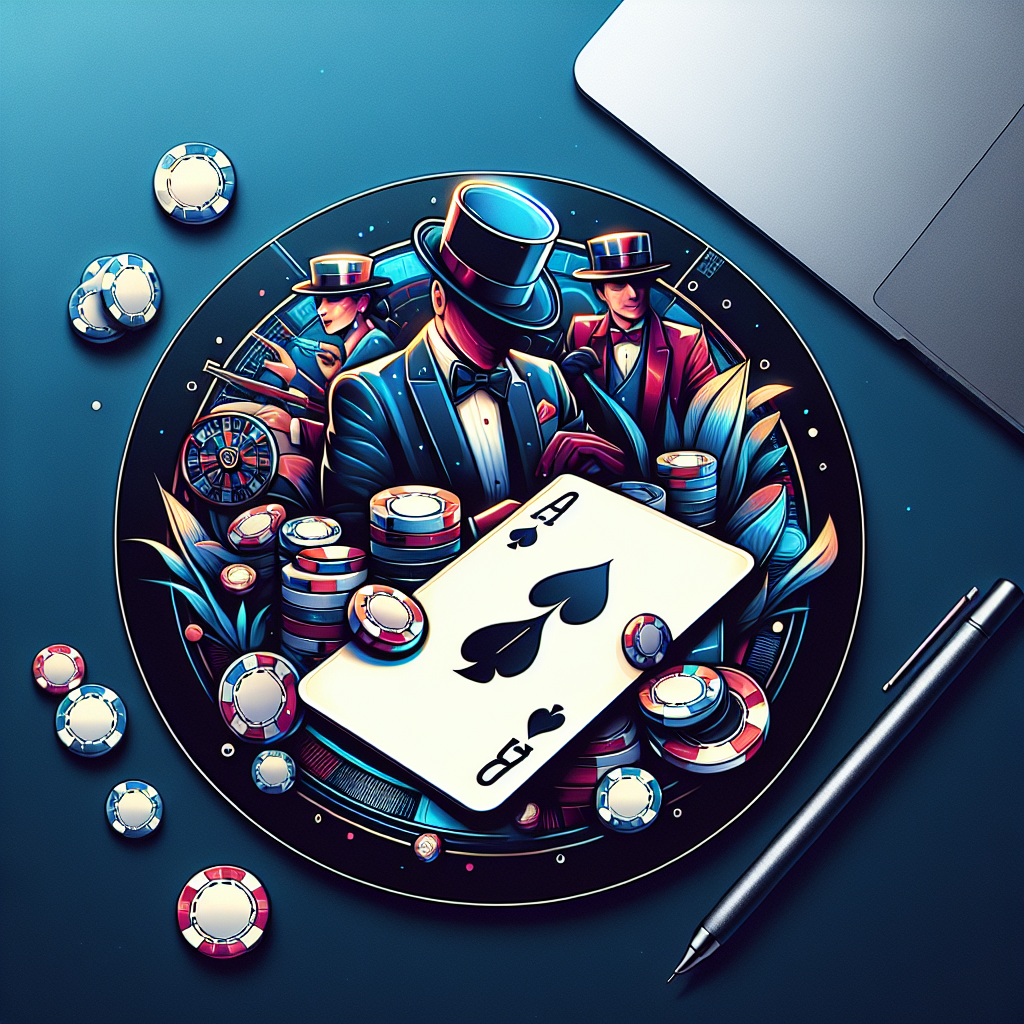 百家樂文案, modern digital art style, high quality, suitable for blog post, no text or watermarks